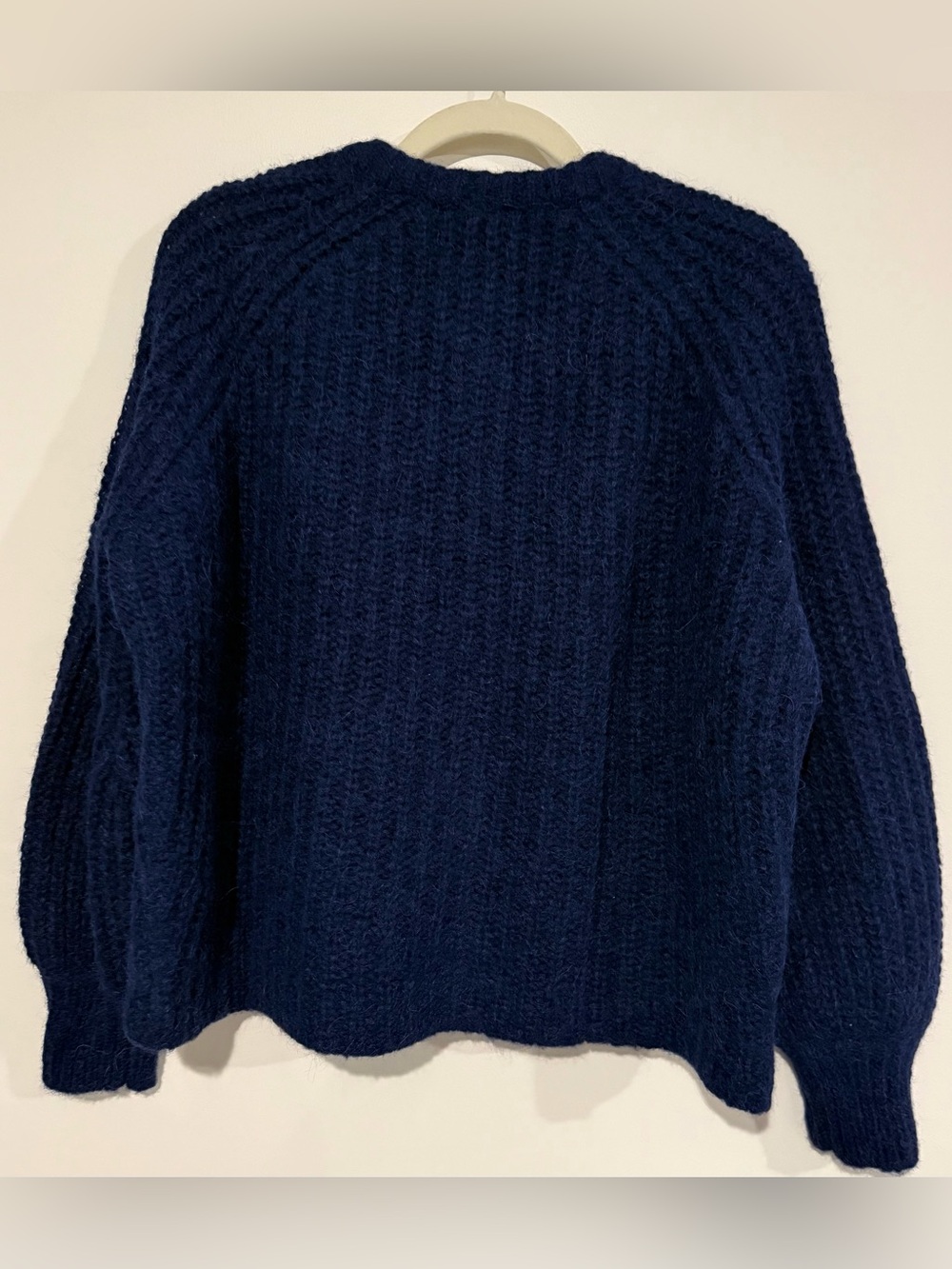 Sezane Emile Cardigan in Navy Blue - Picture 2 of 4